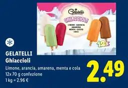 Lidl GELATELLI Ghiaccioli offerta
