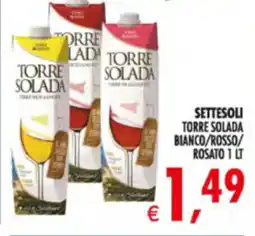 Deco Supermercati Settesoli torre solada bianco/rosso/ rosato offerta