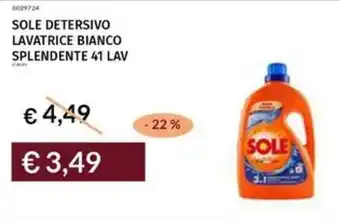 Prezzemolo e Vitale Sole detersivo lavatrice bianco splendente offerta