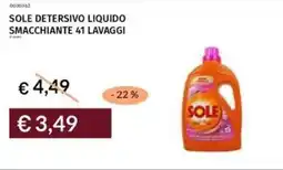 Prezzemolo e Vitale Sole detersivo liquido smacchiante offerta
