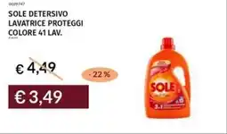 Prezzemolo e Vitale Sole detersivo lavatrice proteggi colore offerta