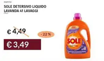 Prezzemolo e Vitale Sole detersivo liquido lavanda offerta