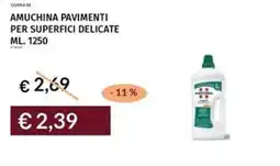 Prezzemolo e Vitale Amuchina pavimenti per superfici delicate offerta
