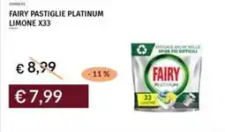 Prezzemolo e Vitale Fairy pastiglie platinum limone x33 offerta