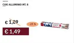 Prezzemolo e Vitale Cuki alluminio MT. 8 offerta