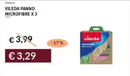 Prezzemolo e Vitale Vileda panno microfibre x3 offerta