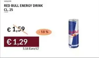 Prezzemolo e Vitale Red bull energy drink offerta