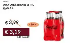 Prezzemolo e Vitale Coca cola zero in vetro offerta