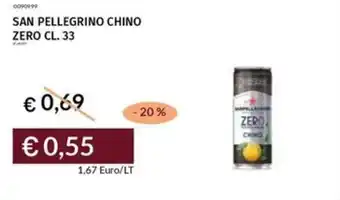 Prezzemolo e Vitale San pellegrino chino zero offerta