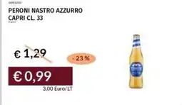 Prezzemolo e Vitale Peroni nastro azzurro capri offerta
