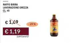Prezzemolo e Vitale Raffo birra lavorazione grezza offerta