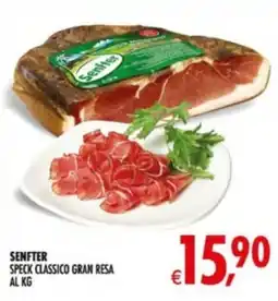 Deco Supermercati Senfter speck classico gran resa offerta