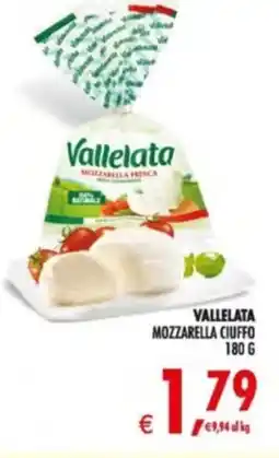Deco Supermercati Vallelata mozzarella ciuffo offerta