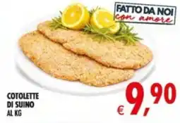 Deco Supermercati Cotolette di suino al kg offerta