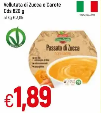 Famila Vellutata di Zucca e Carote Cds 620g offerta