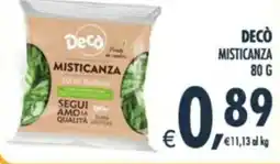 Deco Supermercati Decò misticanza offerta