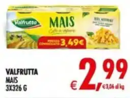 Deco Supermercati Valfrutta mais offerta