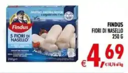 Deco Supermercati Findus fiori di nasello offerta
