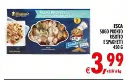 Deco Supermercati Esca sugo pronto risotto e spaghetti offerta
