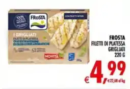 Deco Supermercati Frosta filetti di platessa grigliati offerta