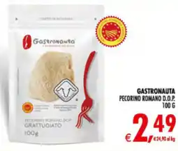 Deco Supermercati Gastronauta pecorino romano D.O.P. offerta