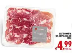Deco Supermercati Gastronauta tris antipasti salumi offerta
