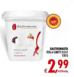 Deco Supermercati Gastronauta feta a cubetti D.O.P. offerta
