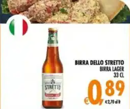 Deco Supermercati Birra dello stretto birra lager offerta