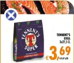 Deco Supermercati Tennent's birra offerta