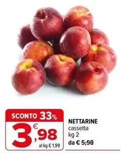 Iperal Nettarine cassetta offerta
