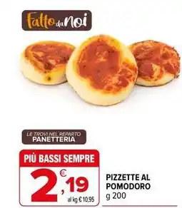 Iperal Pizzette al pomodoro offerta