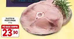 Iperal Filetto di pescSpada offerta