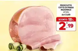 Iperal Prosciutto cotto di praga nazionale offerta