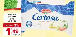 Iperal Certosa Galbani offerta