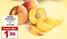 Iperal Pesche pasta gialla offerta