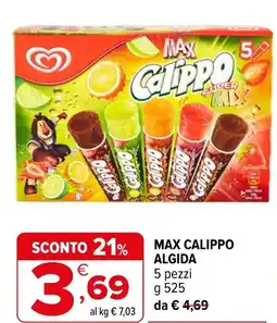 Iperal Max calippo Algida offerta