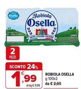Iperal Robiola Osella offerta