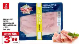 Iperal Prosciutto cotto alta qualità stella Negroni offerta