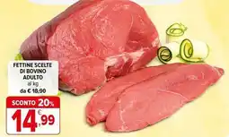 Iperal Fettine scelte di bovino adulto offerta