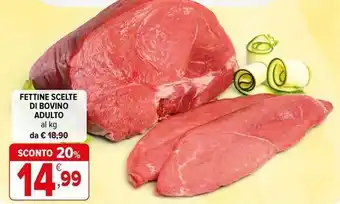 Iperal Fettine scelte di bovino adulto offerta