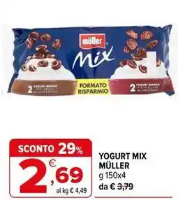 Iperal Yogurt mix Müller offerta