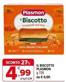 Iperal Il biscotto Plasmon offerta
