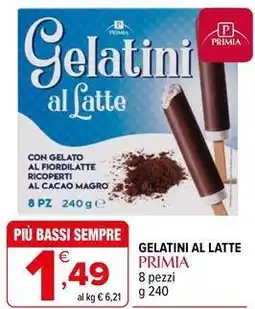 Iperal Gelatini al latte Primia offerta