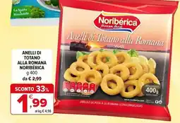 Iperal Anelli di totano alla romana Noribérica offerta
