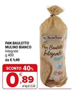Iperal Pan bauletto Mulino Bianco offerta