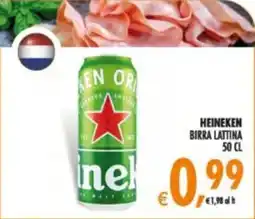 Deco Supermercati Heineken birra lattina offerta