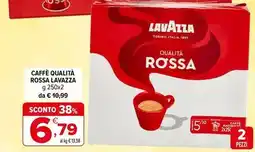 Iperal Caffe macinato rossa Lavazza offerta