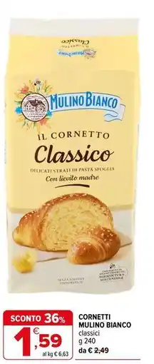 Iperal Cornetti Mulino Bianco offerta