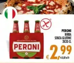Deco Supermercati Peroni birra senza glutine offerta