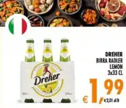 Deco Supermercati Dreher birra radler lemon offerta